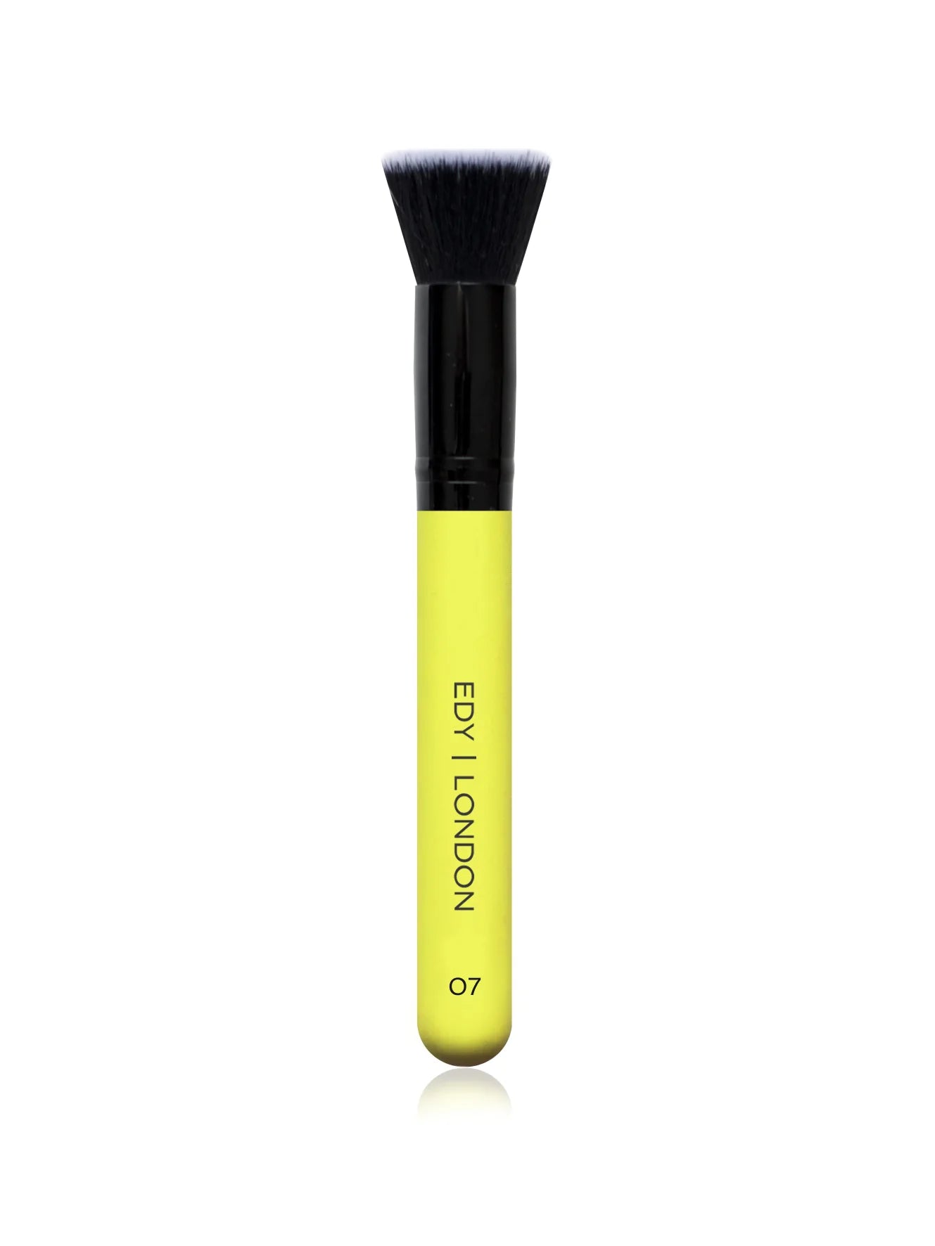 Buffing Foundation Brush 07 Make-up Brush EDY LONDON Lemon   - EDY LONDON PRODUCTS UK - The Best Makeup Brushes - shop.edy.london