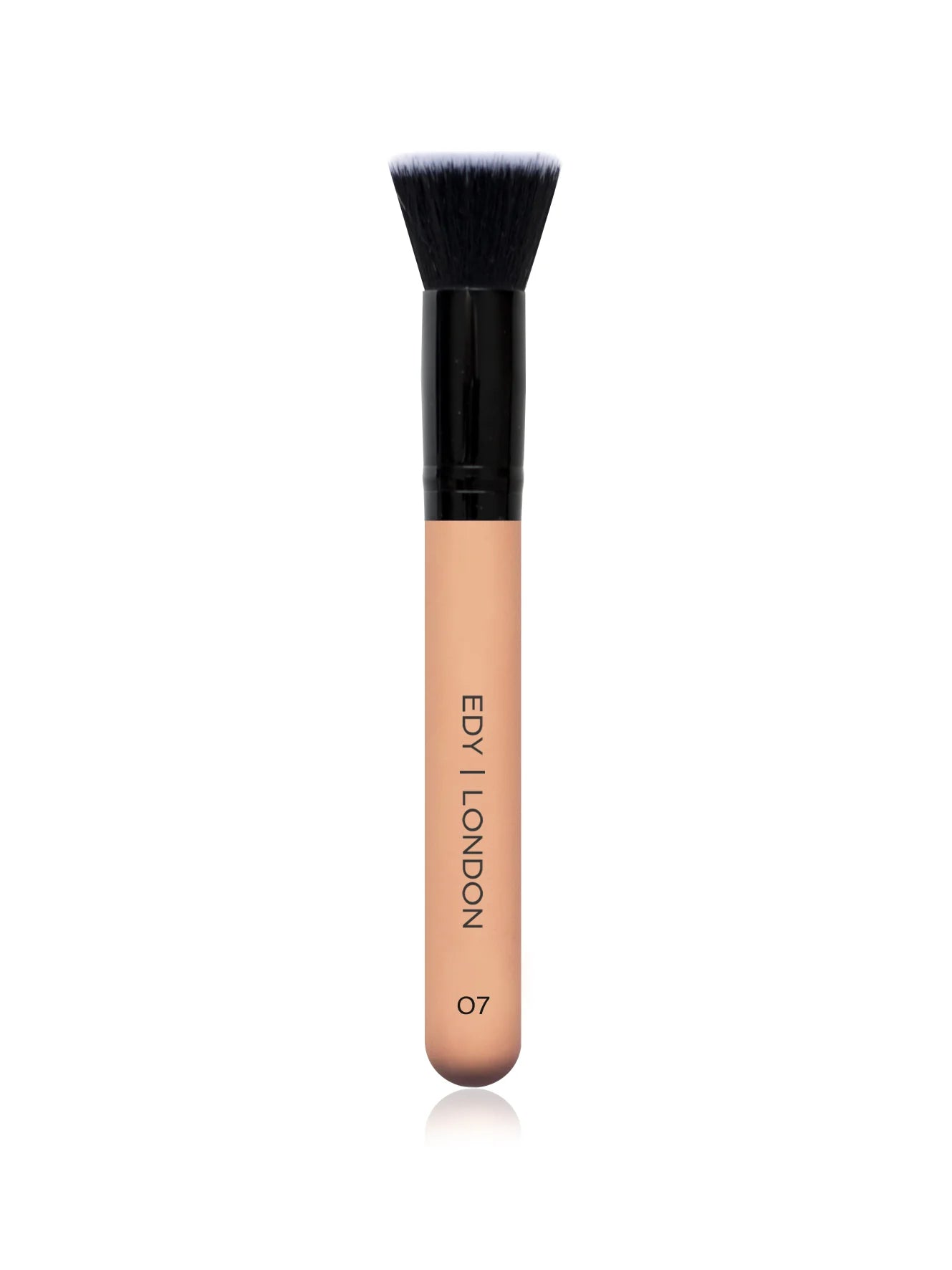 Buffing Foundation Brush 07 Make-up Brush EDY LONDON Pale Pink   - EDY LONDON PRODUCTS UK - The Best Makeup Brushes - shop.edy.london