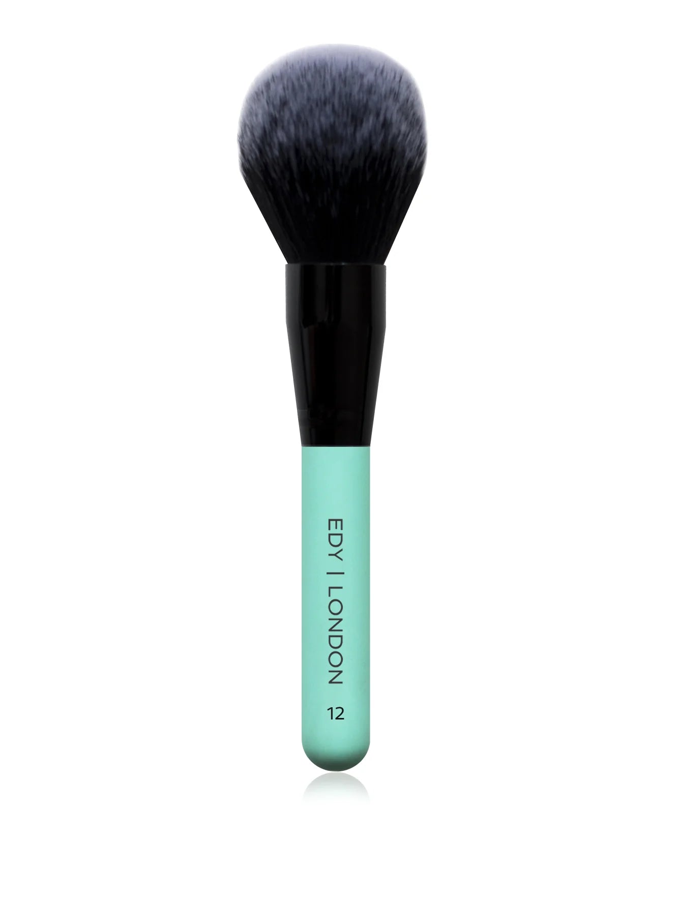 Powder Brush 12 Make-up Brush EDY LONDON Turquoise   - EDY LONDON PRODUCTS UK - The Best Makeup Brushes - shop.edy.london
