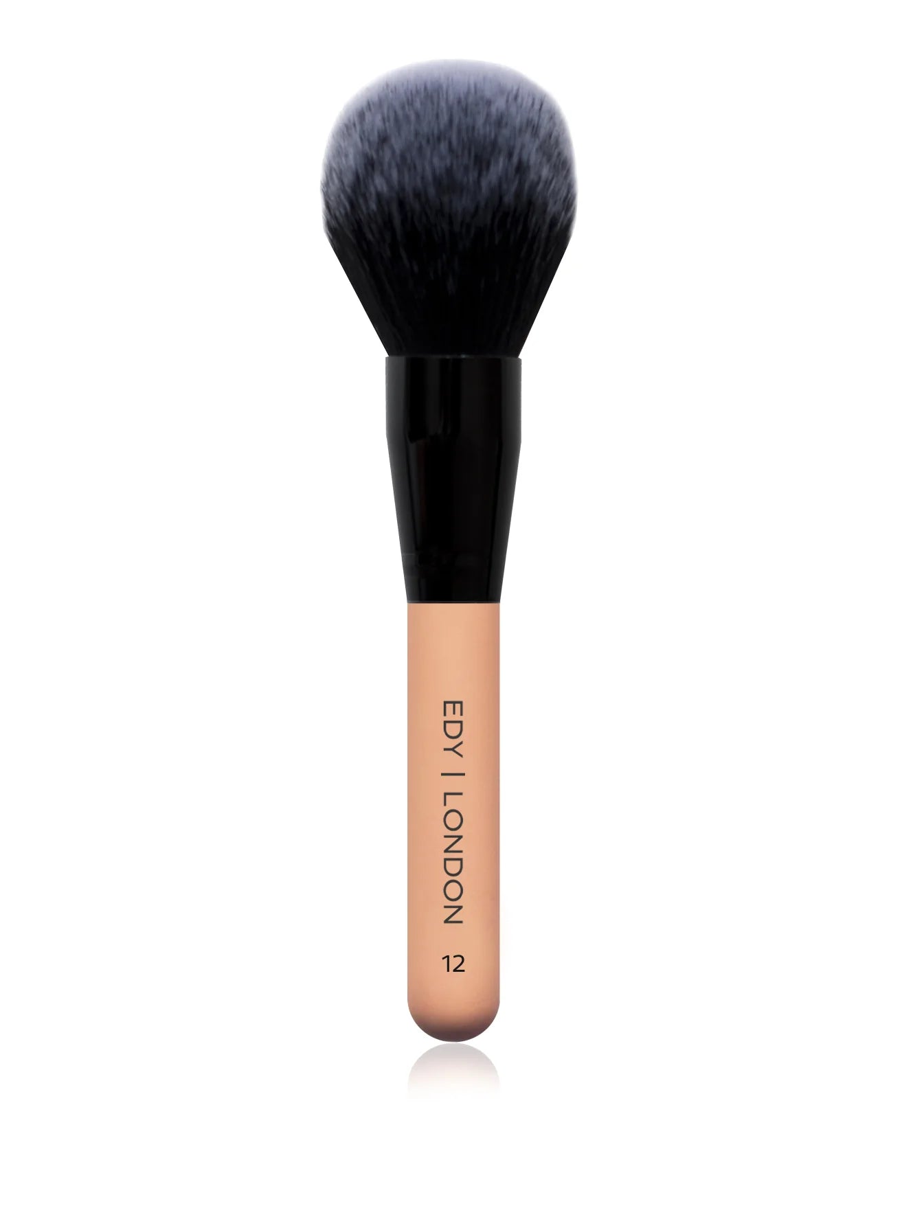 Powder Brush 12 Make-up Brush EDY LONDON Pale Pink   - EDY LONDON PRODUCTS UK - The Best Makeup Brushes - shop.edy.london