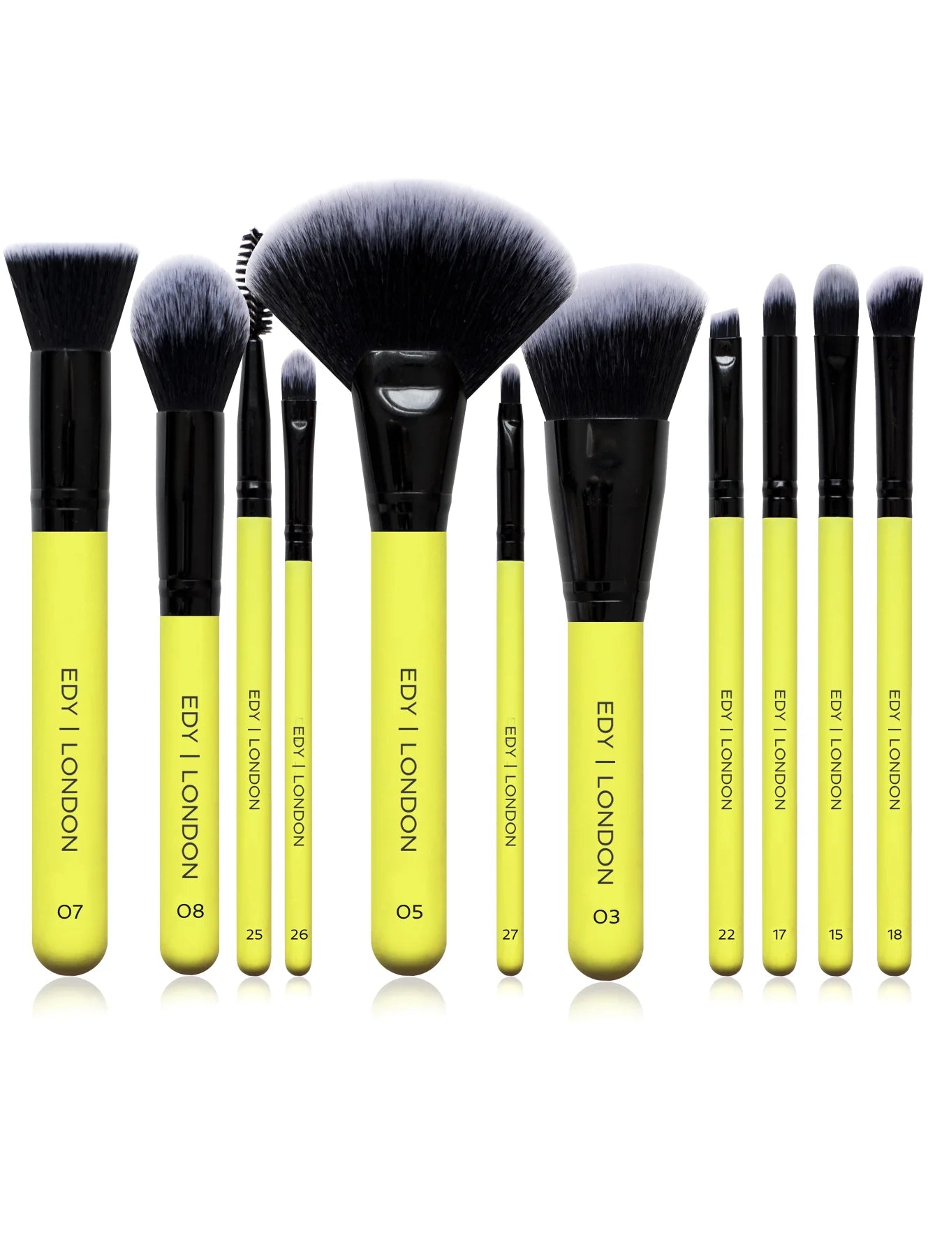 Ultimate Everything Set 507 Make-up Brush EDY LONDON Lemon   - EDY LONDON PRODUCTS UK - The Best Makeup Brushes - shop.edy.london