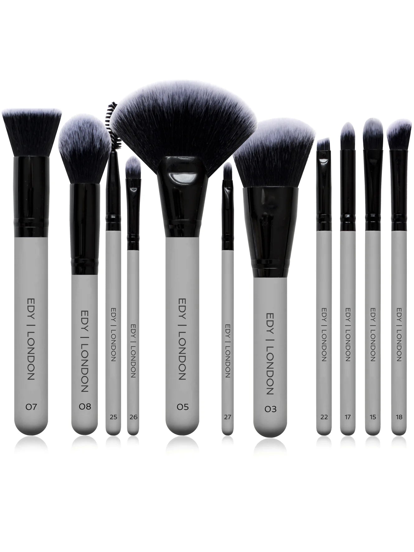Ultimate Everything Set 507 Make-up Brush EDY LONDON Cool Grey - EDY LONDON PRODUCTS UK - The Best Makeup Brushes - shop.edy.london