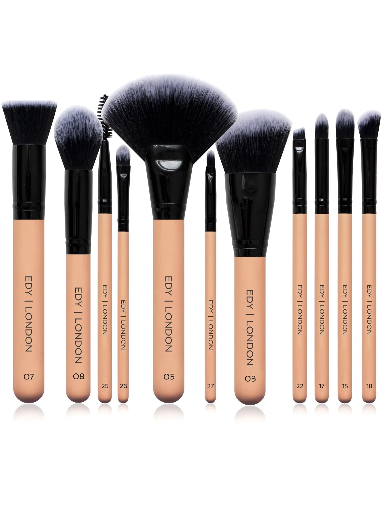 Ultimate Everything Set 507 Make-up Brush EDY LONDON Pale Pink   - EDY LONDON PRODUCTS UK - The Best Makeup Brushes - shop.edy.london