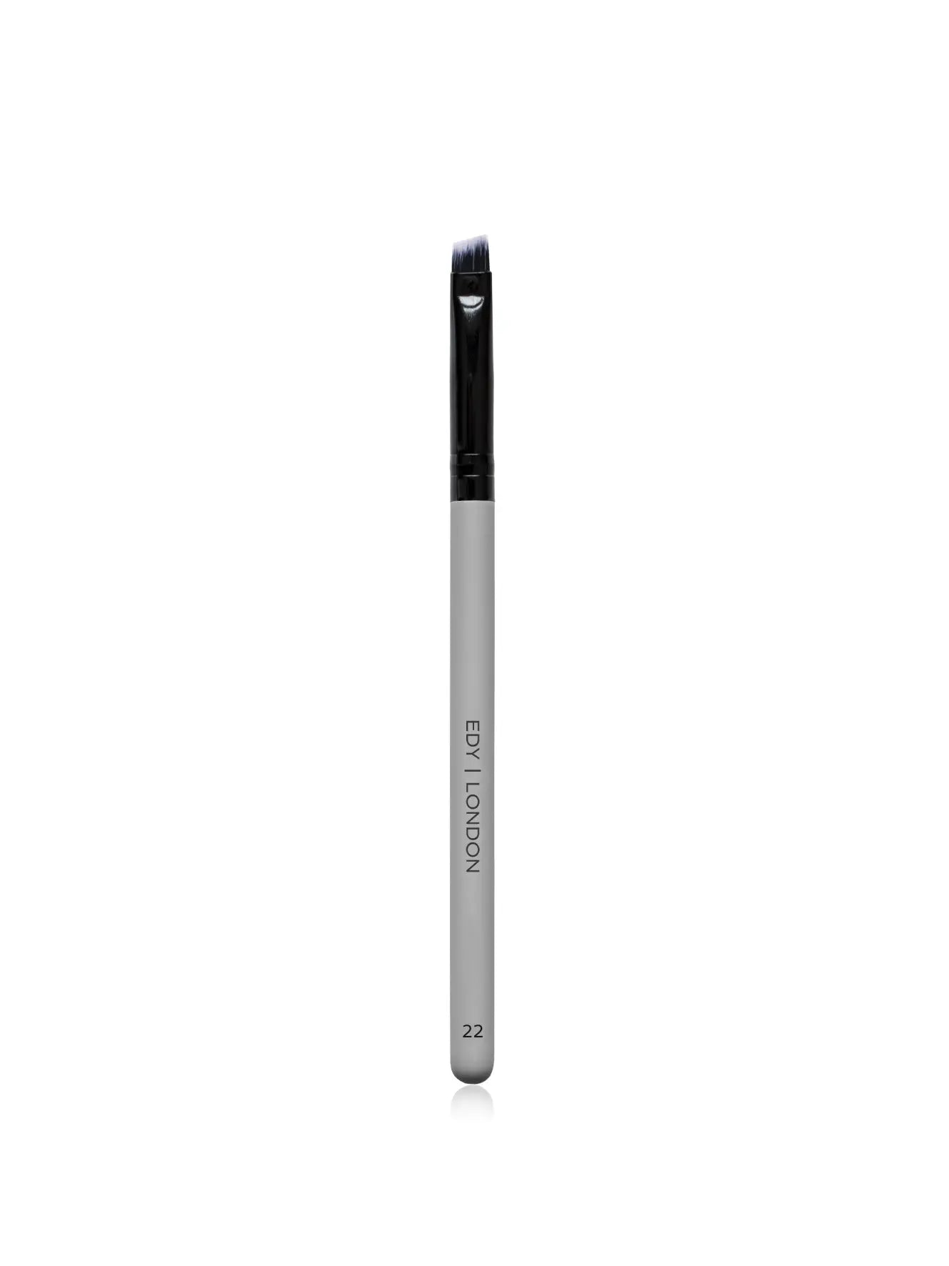 Angled Brow Brush 22 Make-up Brush EDY LONDON Cool Grey   - EDY LONDON PRODUCTS UK - The Best Makeup Brushes - shop.edy.london