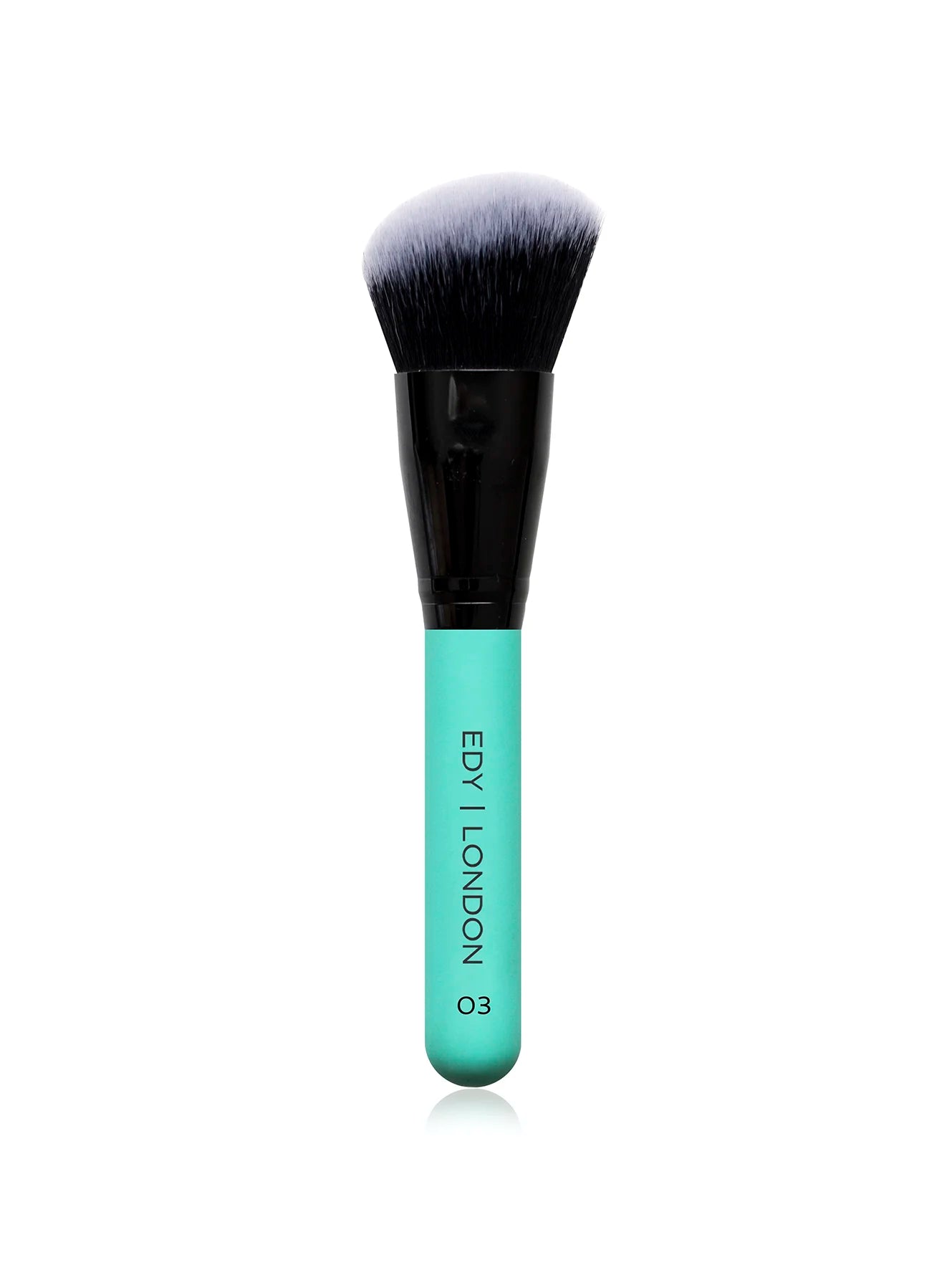 Angled Large Contour Face Brush 03 Make-up Brush EDY LONDON Turquoise   - EDY LONDON PRODUCTS UK - The Best Makeup Brushes - shop.edy.london