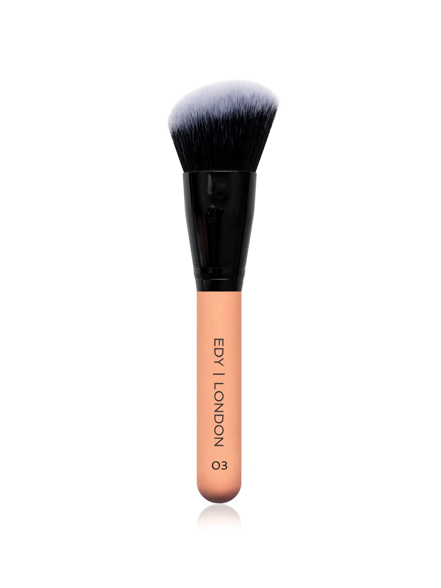 Angled Large Contour Face Brush 03 Make-up Brush EDY LONDON Pale Pink   - EDY LONDON PRODUCTS UK - The Best Makeup Brushes - shop.edy.london