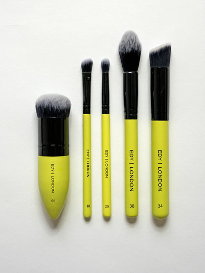 Blending Super Brush Set 510 Make-up Brush EDY LONDON Lemon   - EDY LONDON PRODUCTS UK - The Best Makeup Brushes - shop.edy.london