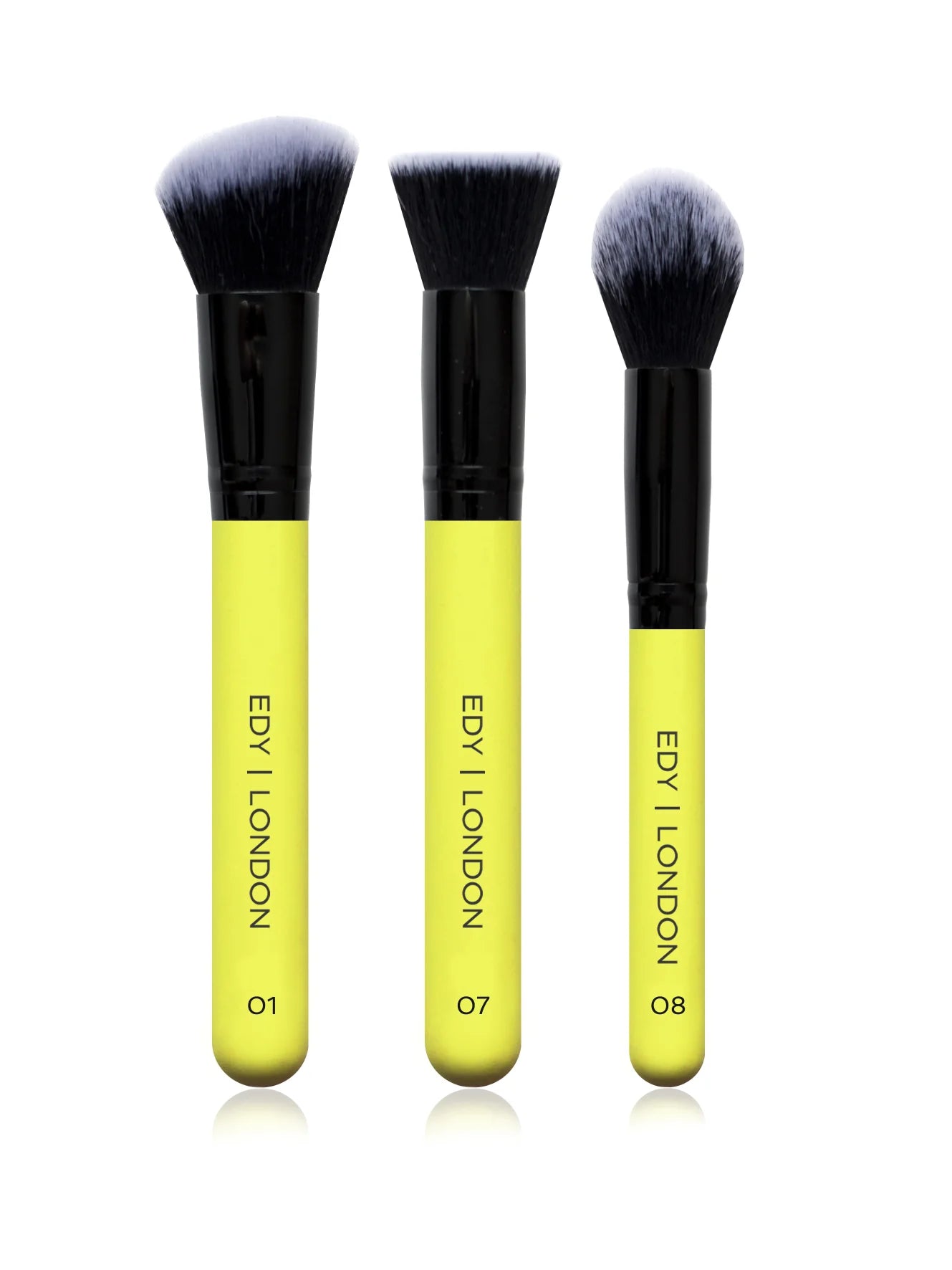 Dewy Skin Brush Set 508 Make-up Brush EDY LONDON Lemon   - EDY LONDON PRODUCTS UK - The Best Makeup Brushes - shop.edy.london