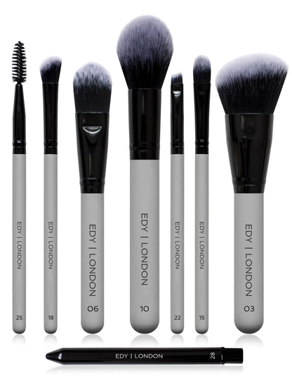 Essential Brush Set 505 Make-up Brush EDY LONDON Cool Grey   - EDY LONDON PRODUCTS UK - The Best Makeup Brushes - shop.edy.london