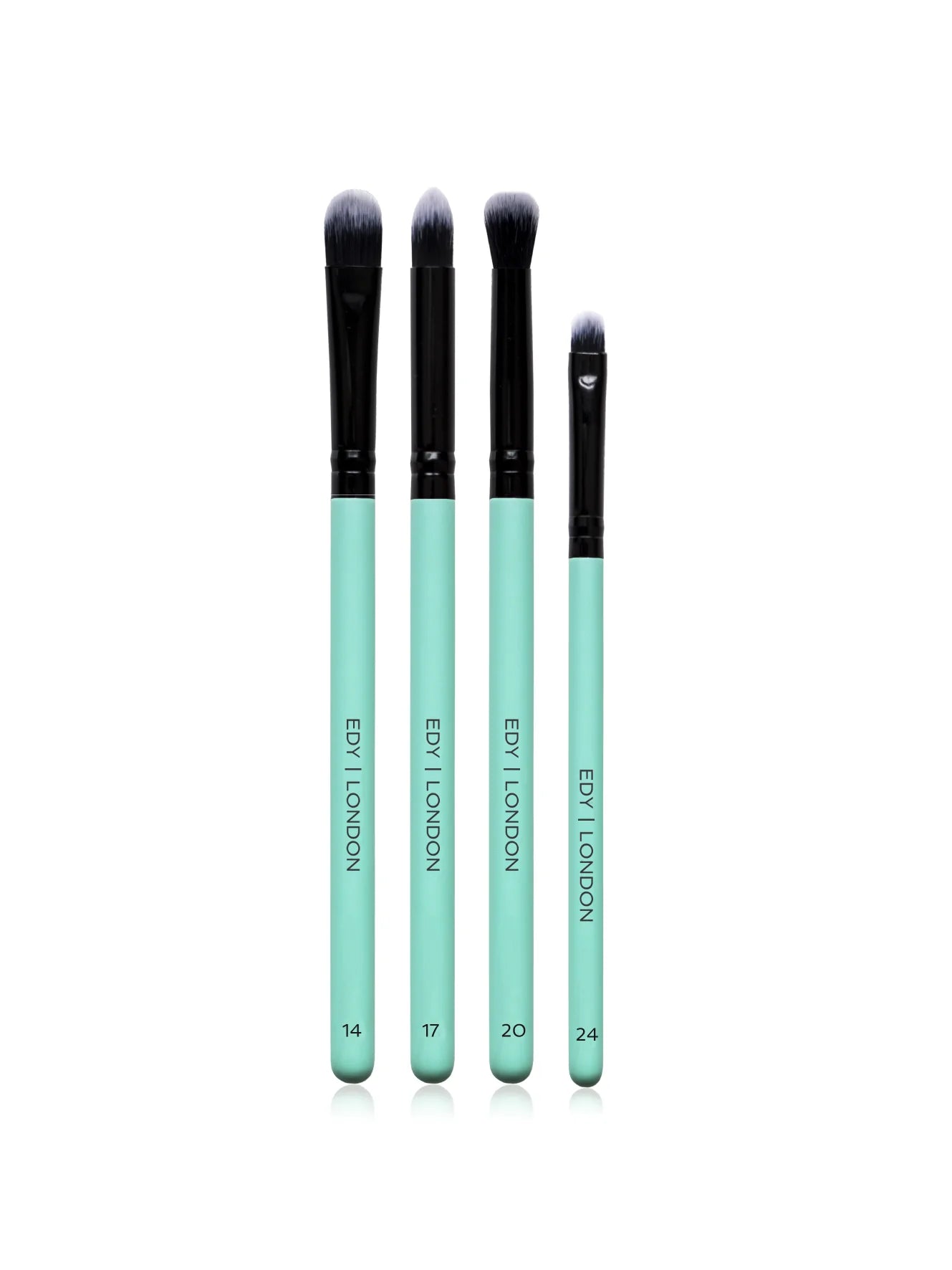 Eye Contouring Brush Set 502 Make-up Brush EDY LONDON Turquoise   - EDY LONDON PRODUCTS UK - The Best Makeup Brushes - shop.edy.london