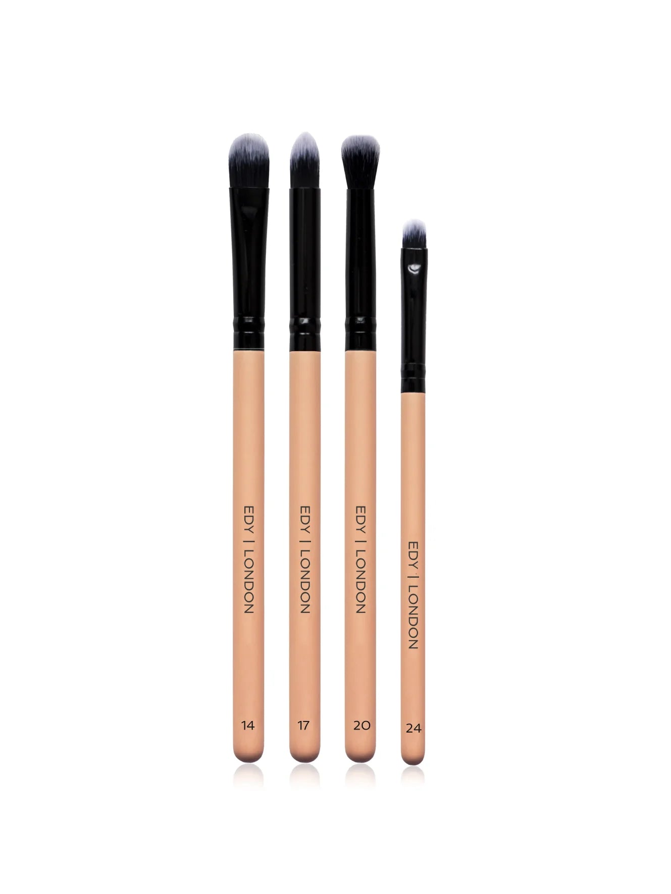 Eye Contouring Brush Set 502 Make-up Brush EDY LONDON Pale Pink   - EDY LONDON PRODUCTS UK - The Best Makeup Brushes - shop.edy.london