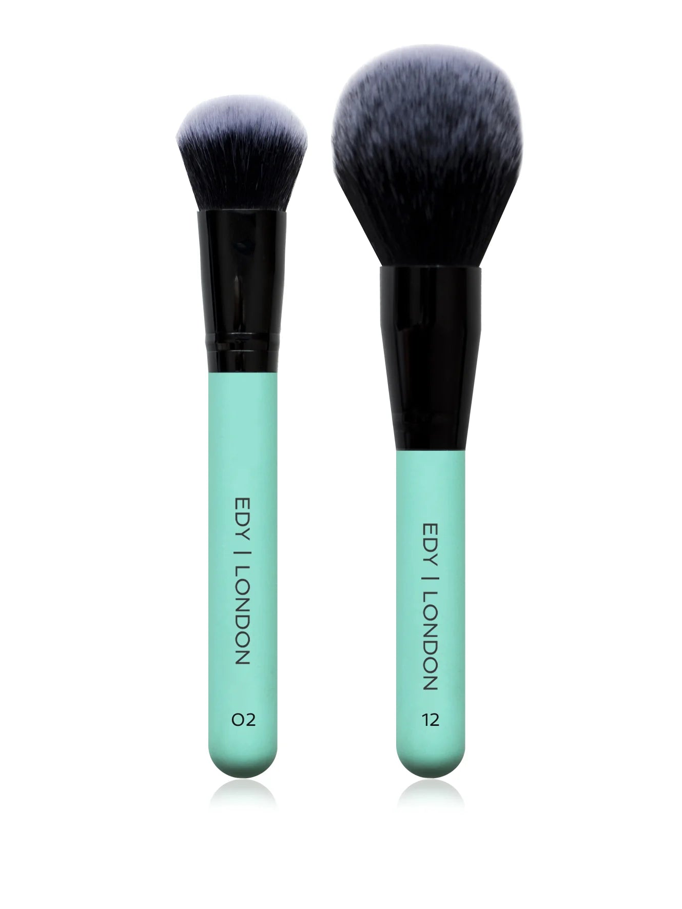 Flawless Skin Face Brush Set 503 Make-up Brush EDY LONDON Turquoise   - EDY LONDON PRODUCTS UK - The Best Makeup Brushes - shop.edy.london