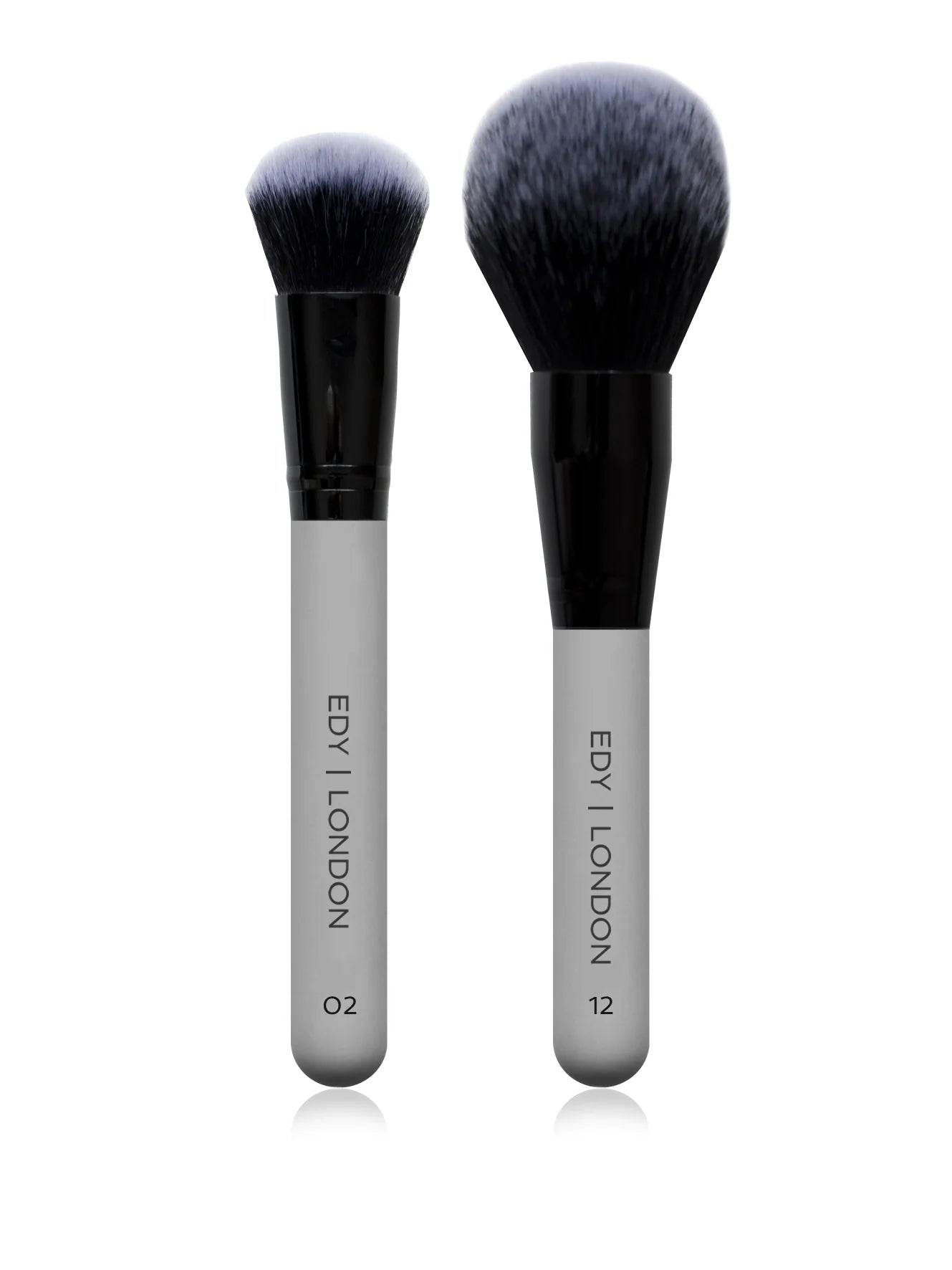 Flawless Skin Face Brush Set 503 Make-up Brush EDY LONDON Cool Grey   - EDY LONDON PRODUCTS UK - The Best Makeup Brushes - shop.edy.london