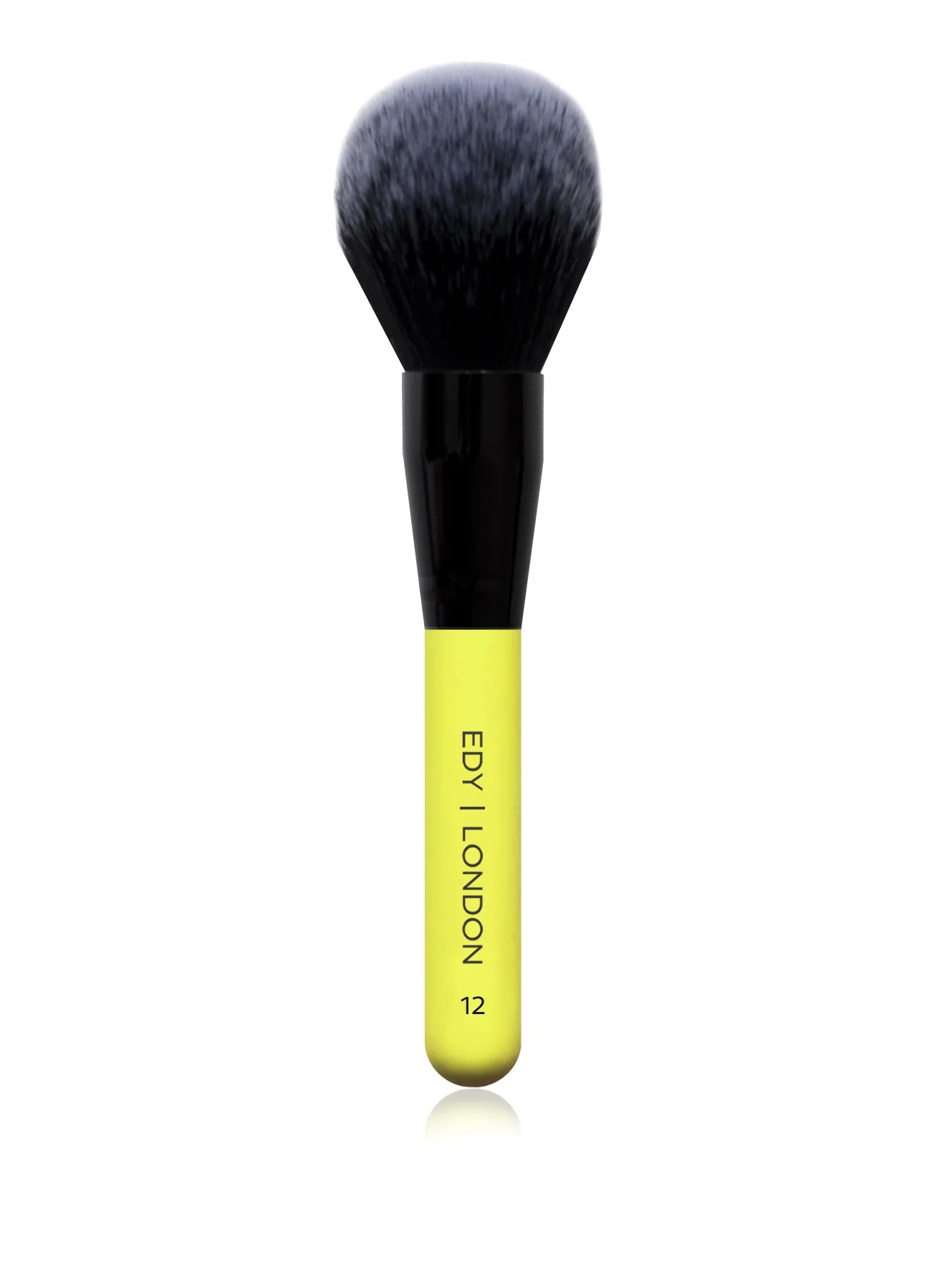 Powder Brush 12 Make-up Brush EDY LONDON Lemon   - EDY LONDON PRODUCTS UK - The Best Makeup Brushes - shop.edy.london