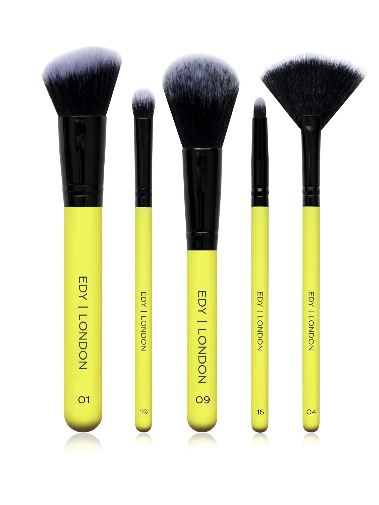 Small Everything Brush Set 501 Make-up Brush EDY LONDON Lemon   - EDY LONDON PRODUCTS UK - The Best Makeup Brushes - shop.edy.london