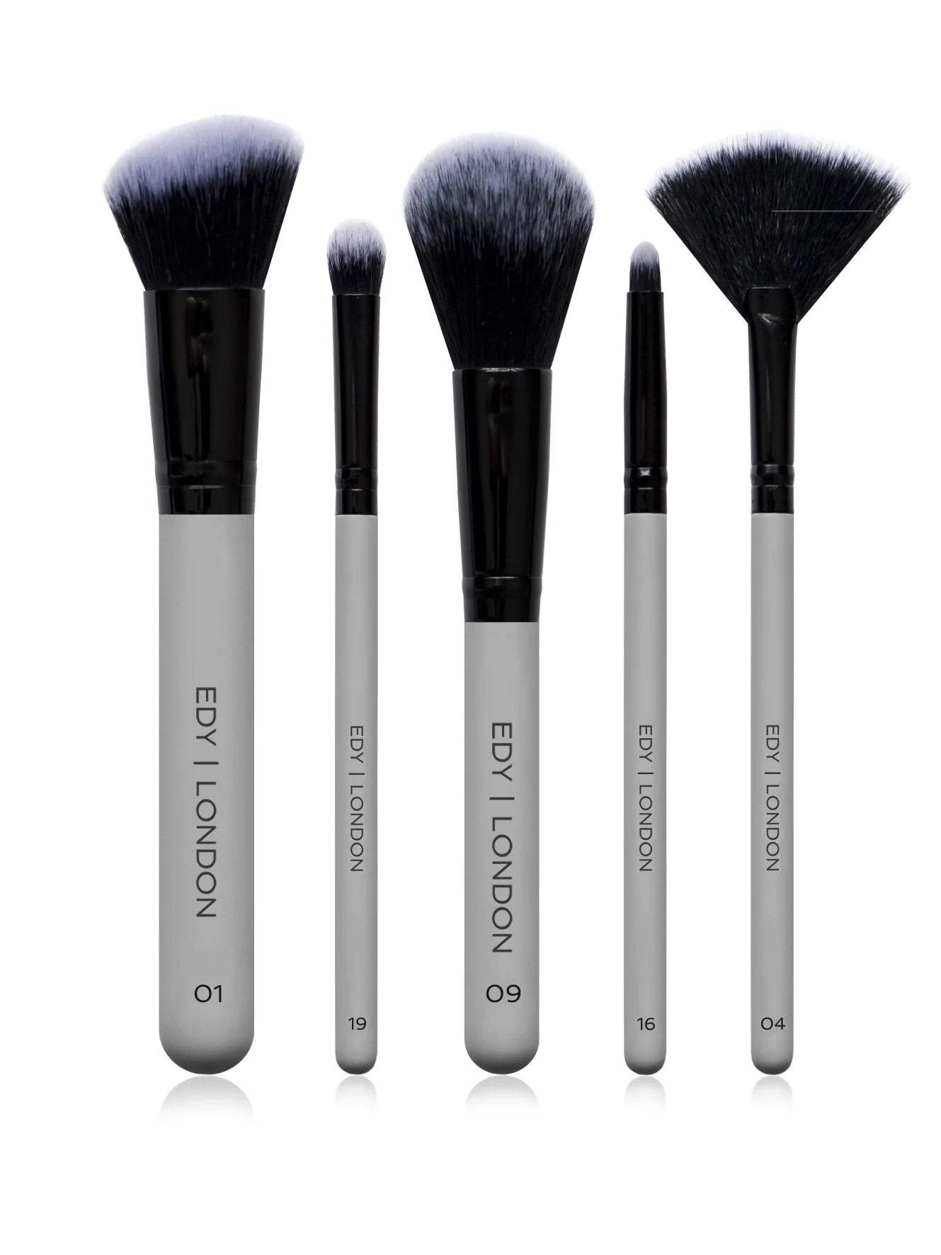 Small Everything Brush Set 501 Make-up Brush EDY LONDON Cool Grey   - EDY LONDON PRODUCTS UK - The Best Makeup Brushes - shop.edy.london