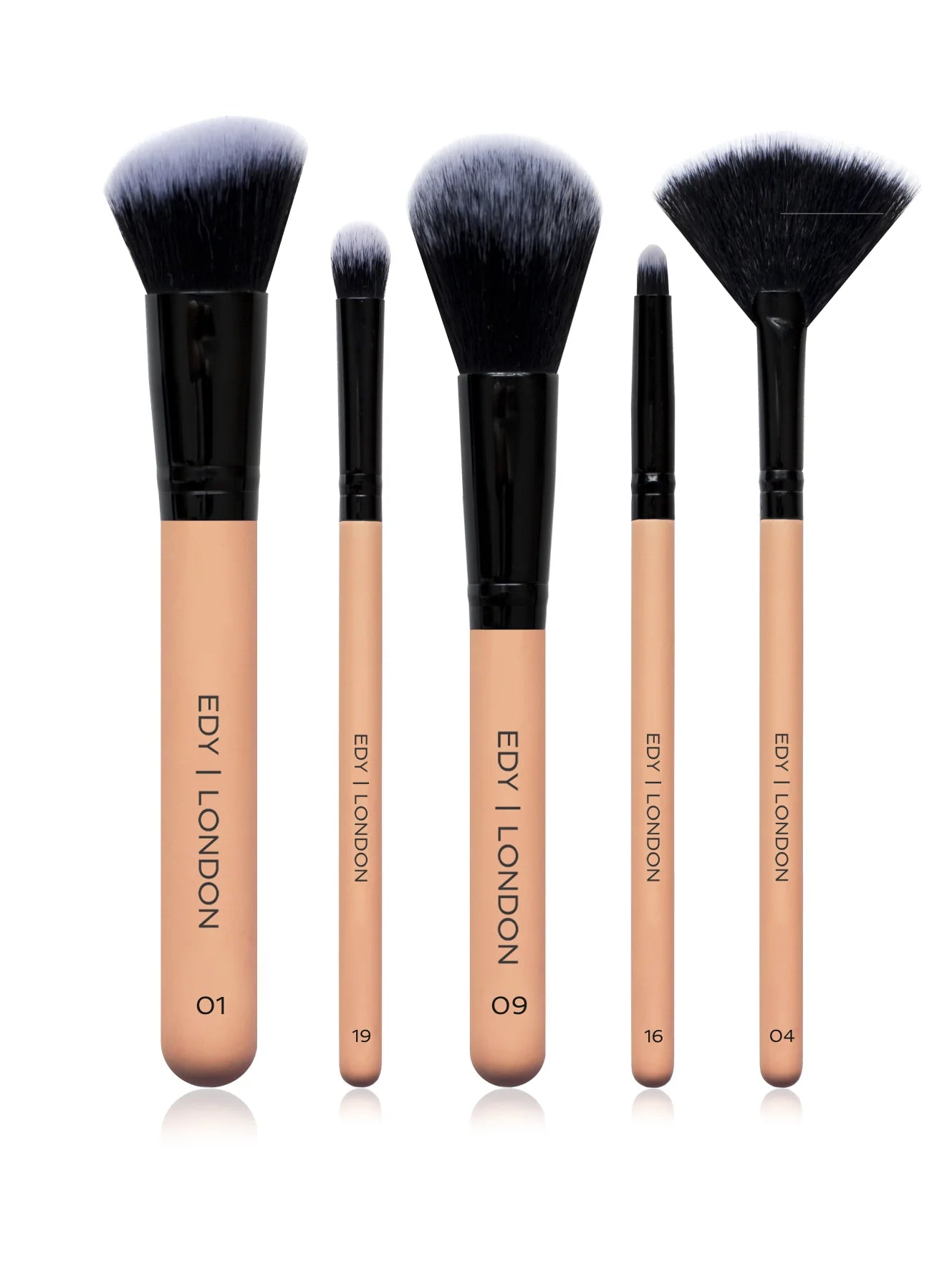 Small Everything Brush Set 501 Make-up Brush EDY LONDON Pale Pink   - EDY LONDON PRODUCTS UK - The Best Makeup Brushes - shop.edy.london