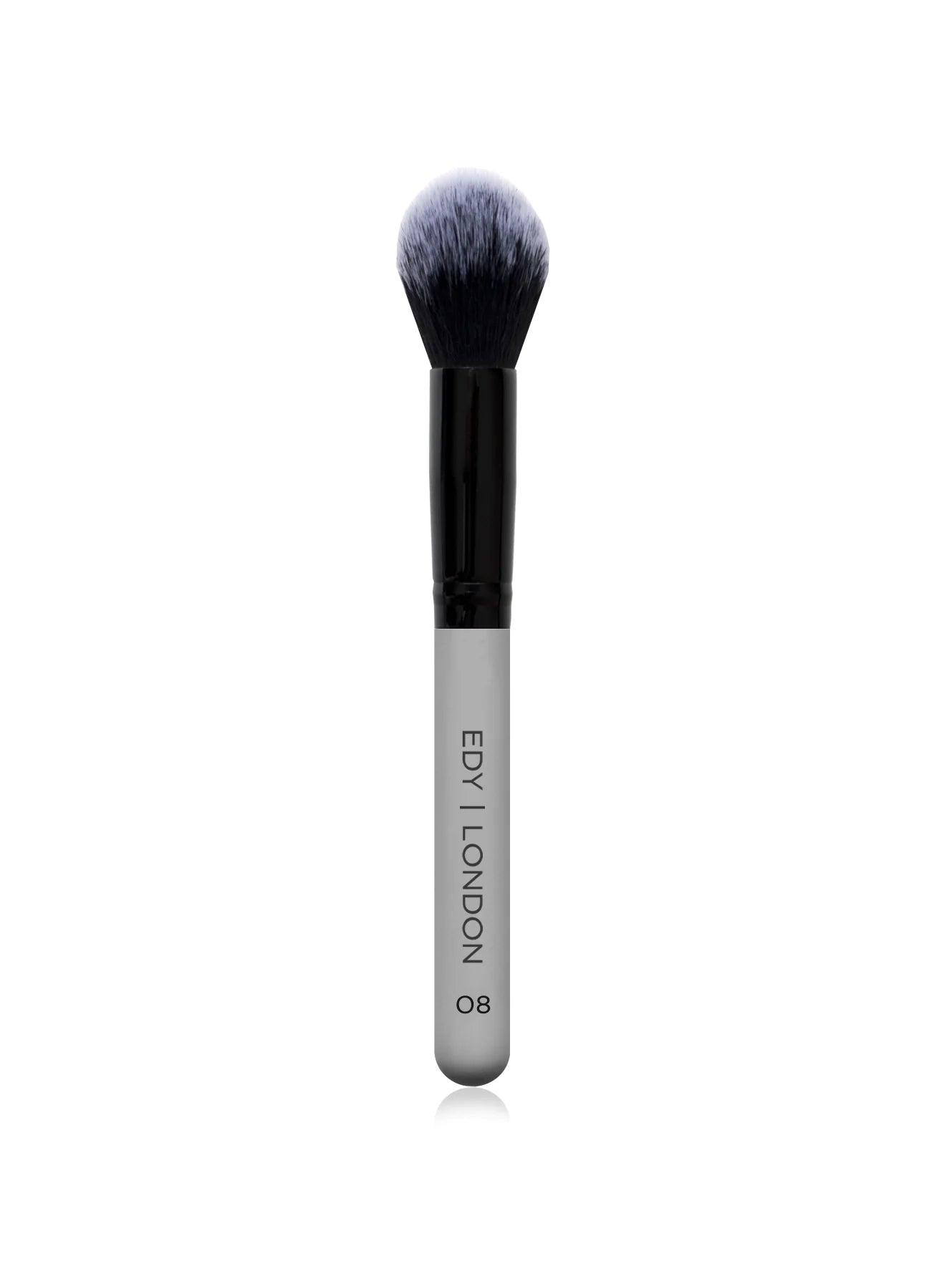 Small Tapered Blush Brush 08 Make-up Brush EDY LONDON Cool Grey   - EDY LONDON PRODUCTS UK - The Best Makeup Brushes - shop.edy.london