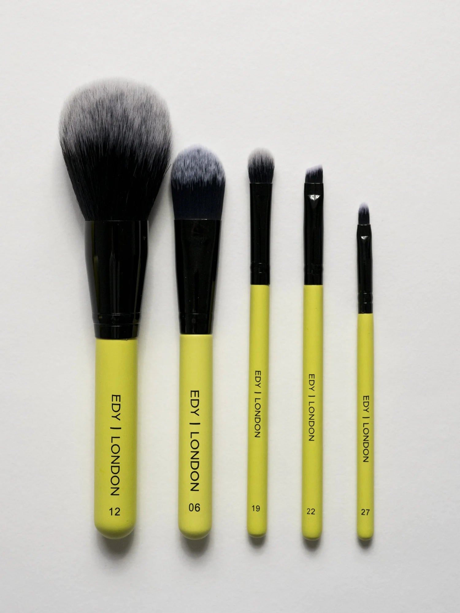 Smart Compact Brush Set 504 Make-up Brush EDY LONDON Lemon   - EDY LONDON PRODUCTS UK - The Best Makeup Brushes - shop.edy.london