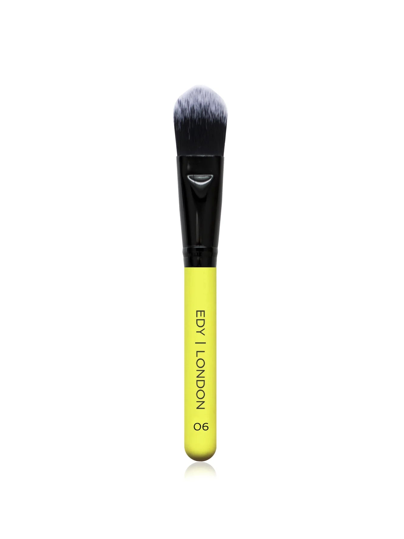 Tapered Oval Foundation Brush 06 Make-up Brush EDY LONDON Lemon   - EDY LONDON PRODUCTS UK - The Best Makeup Brushes - shop.edy.london