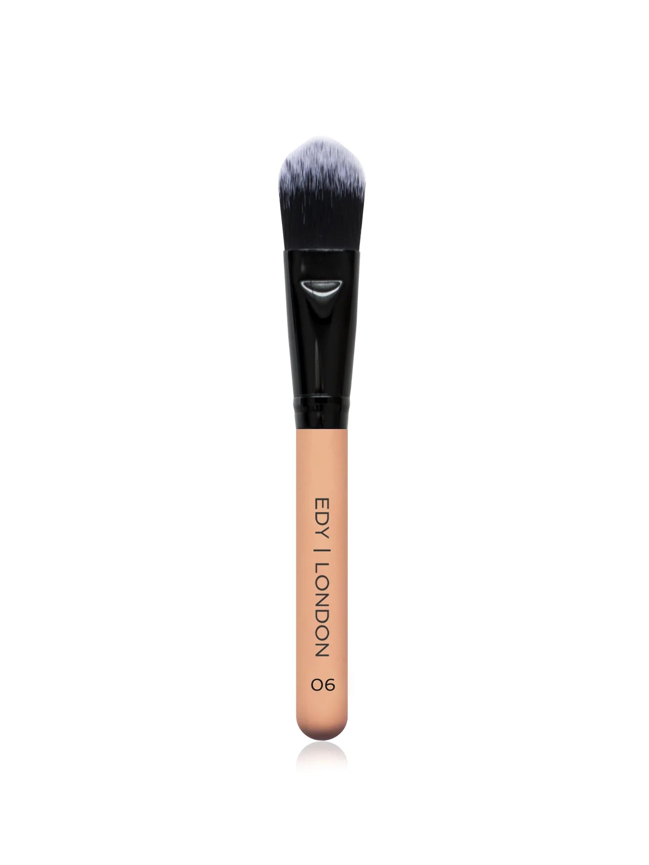 Tapered Oval Foundation Brush 06 Make-up Brush EDY LONDON Turquoise   - EDY LONDON PRODUCTS UK - The Best Makeup Brushes - shop.edy.london